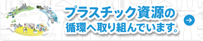 プラス千ック資源の循環へ取り組んでいます。